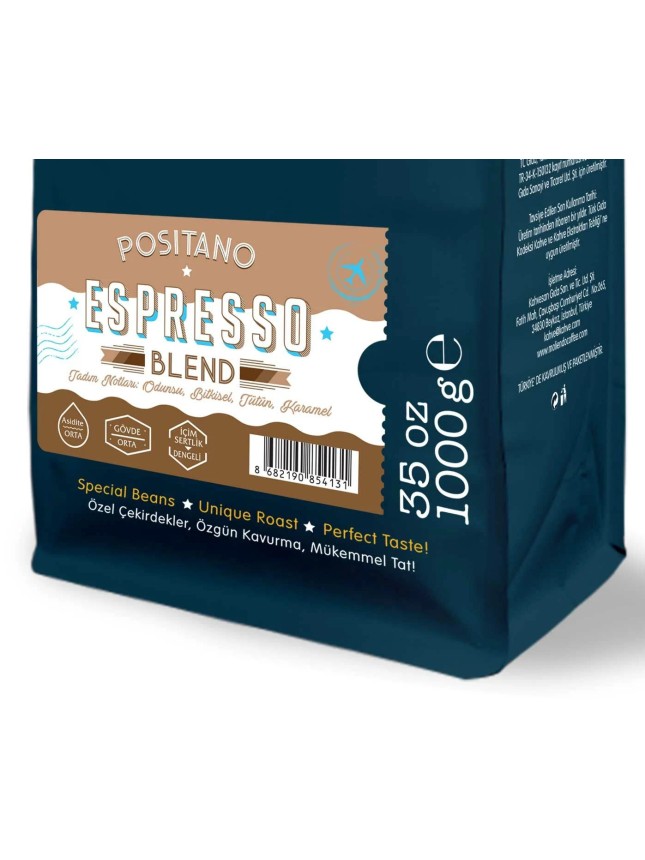 Moliendo Positano Espresso Blend Kahve 1000 Gr